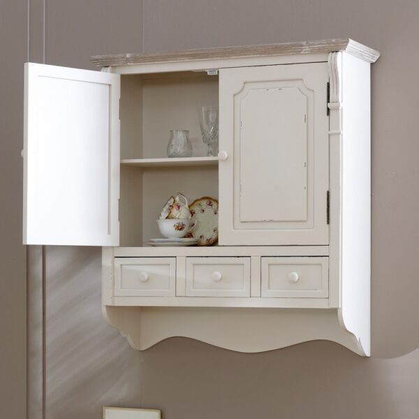 Wall Mounted Cupboard with Drawers
