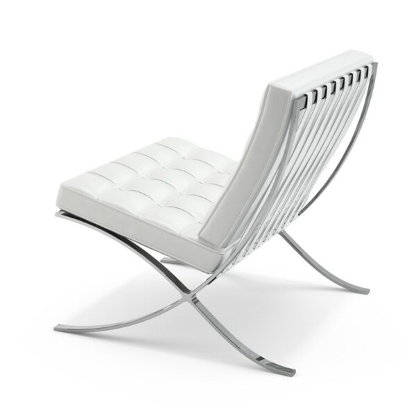 White Barcelona Chair